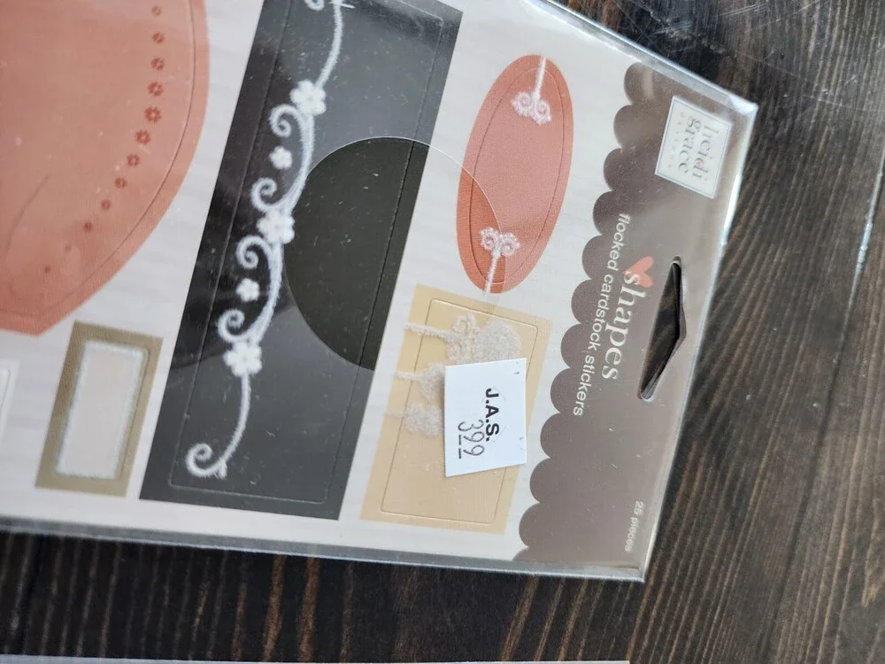 Scrapbooking Stickers Tags Labels Love Jumbo Sheets K&Co Lot New Retired #22
